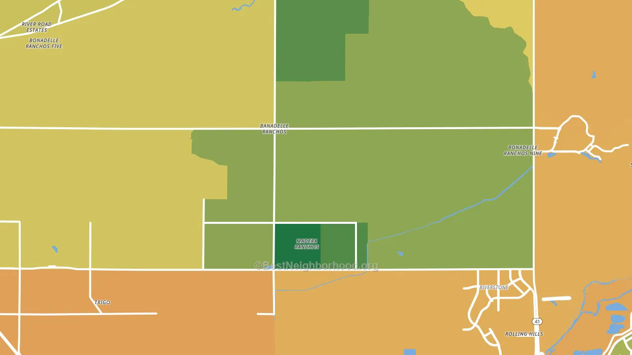 93636, CA block-group voter-turnout map