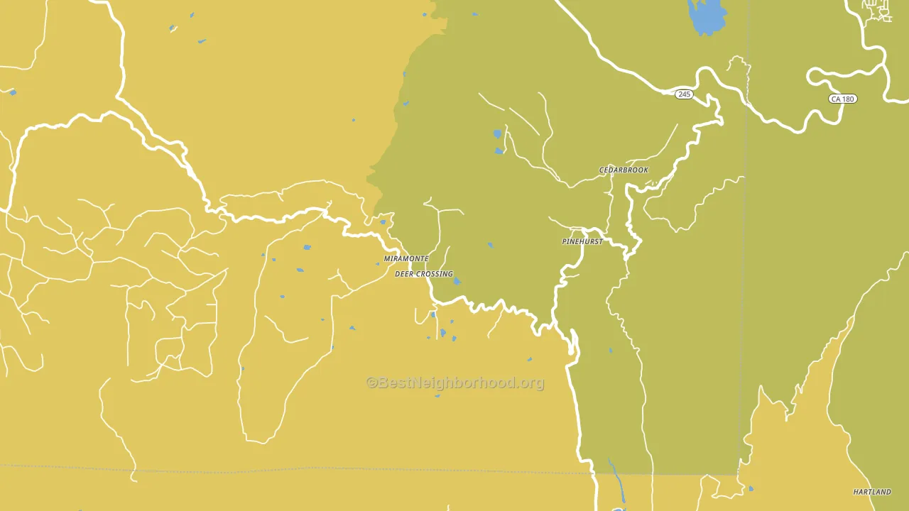 93641, CA block-group voter-turnout map