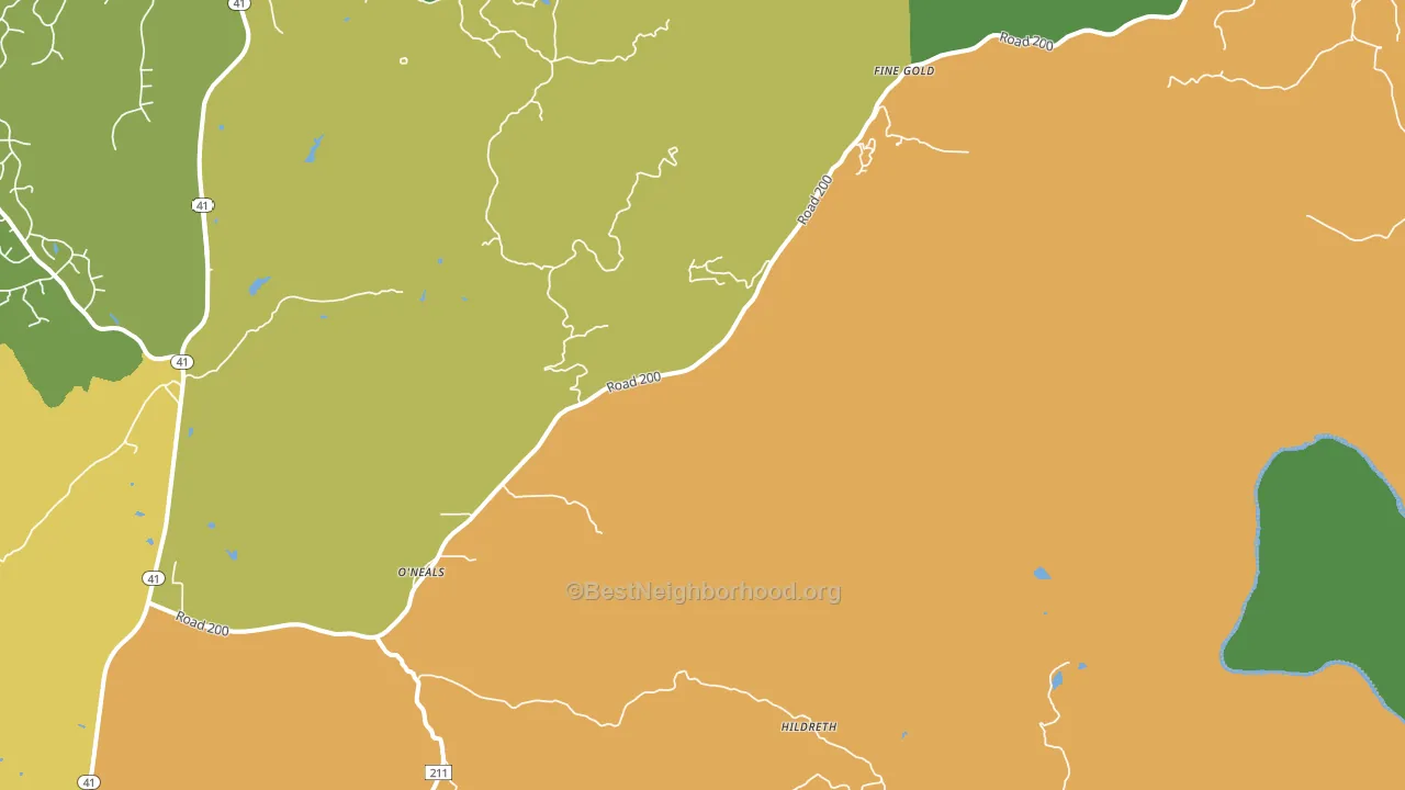 93645, CA block-group voter-turnout map