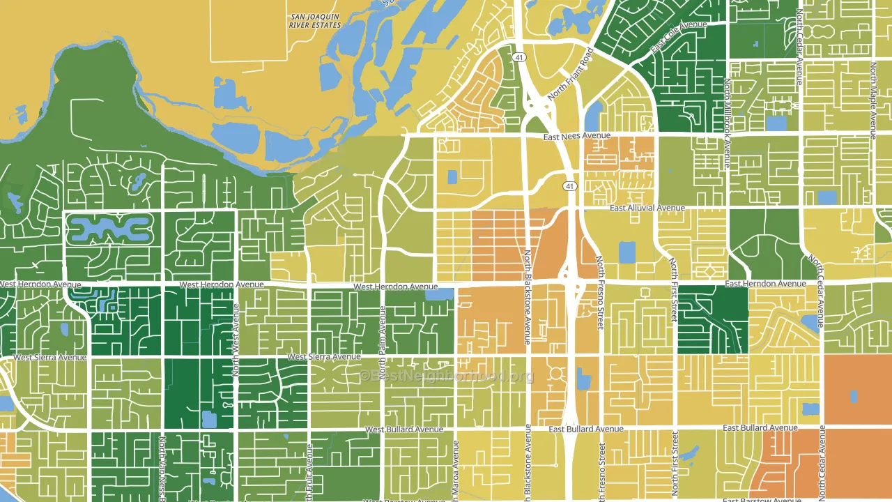 93650, CA block-group voter-turnout map