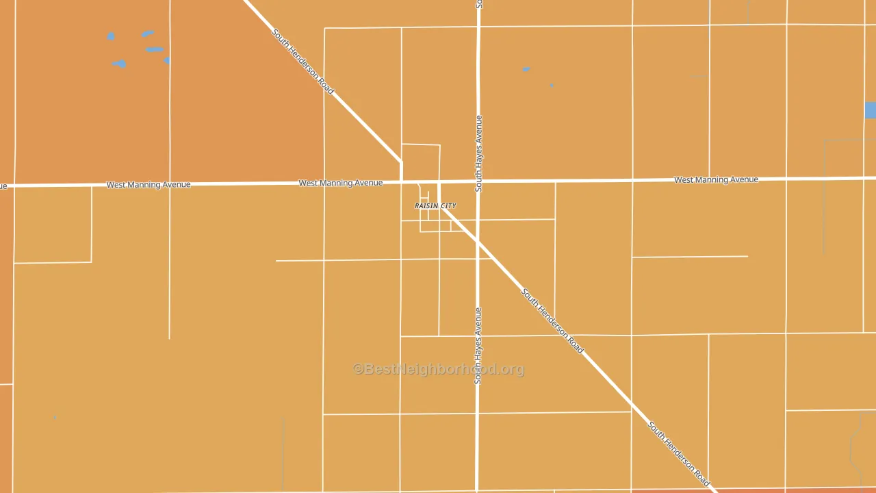 93652, CA block-group voter-turnout map
