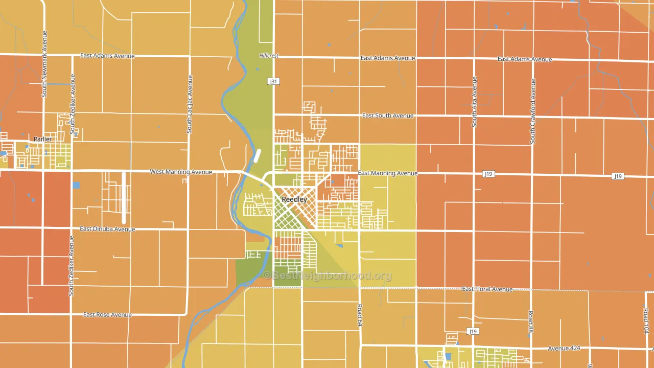 93654, CA block-group voter-turnout map