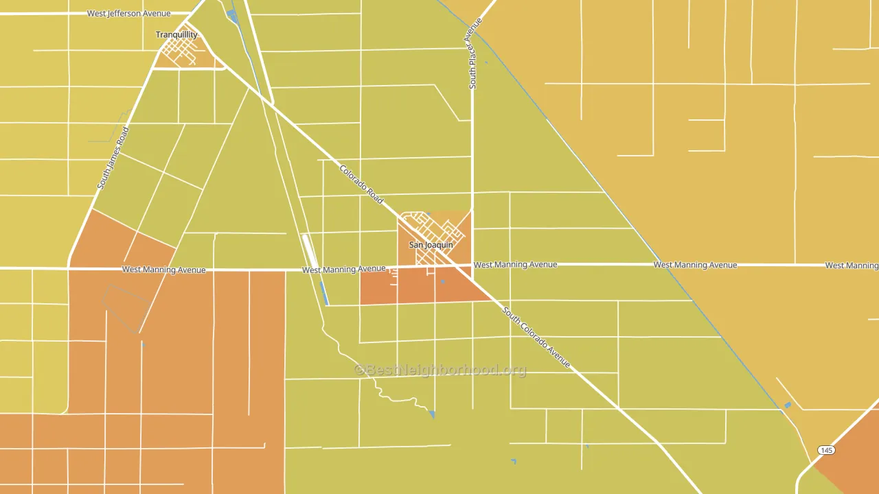 93660, CA block-group voter-turnout map