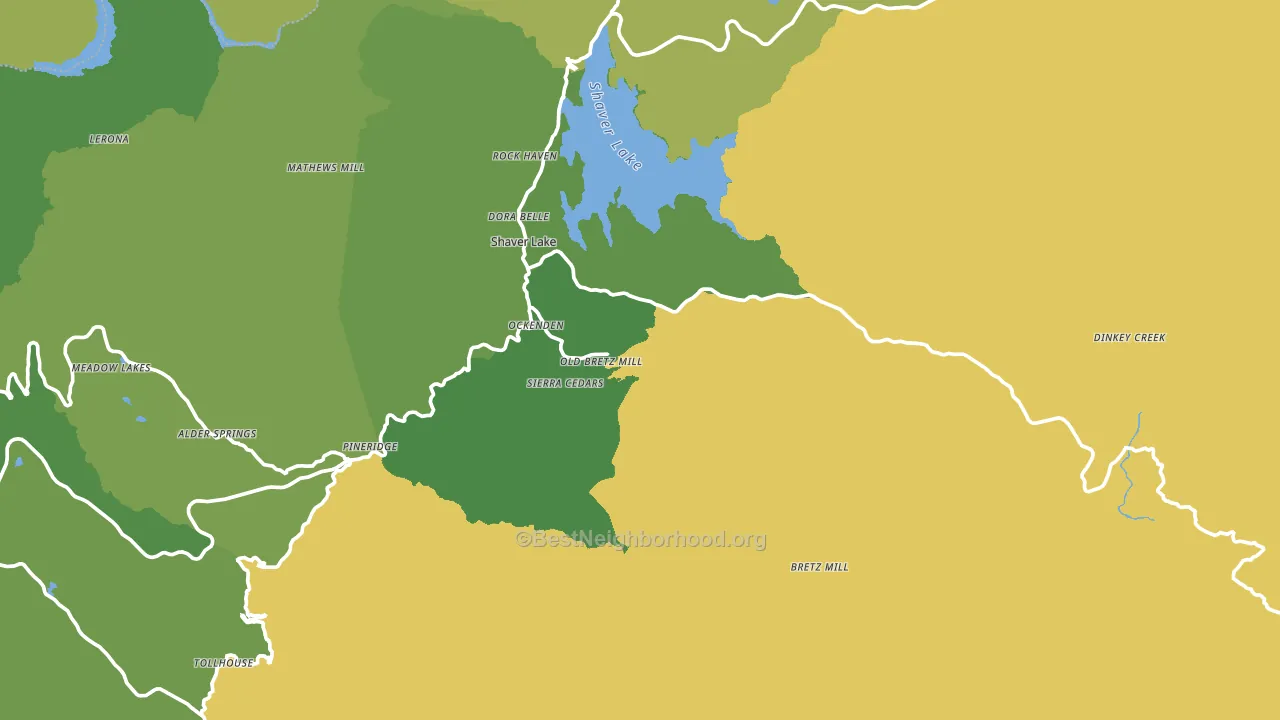 93664, CA block-group voter-turnout map