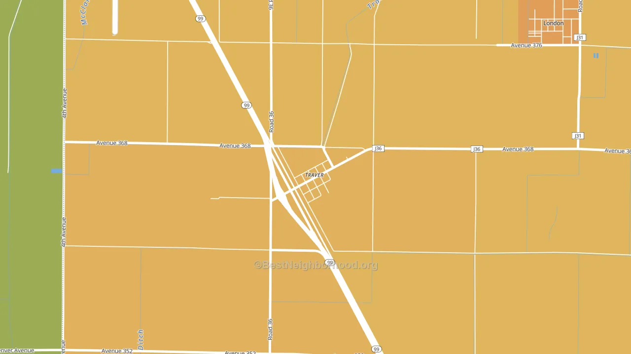 93673, CA block-group voter-turnout map