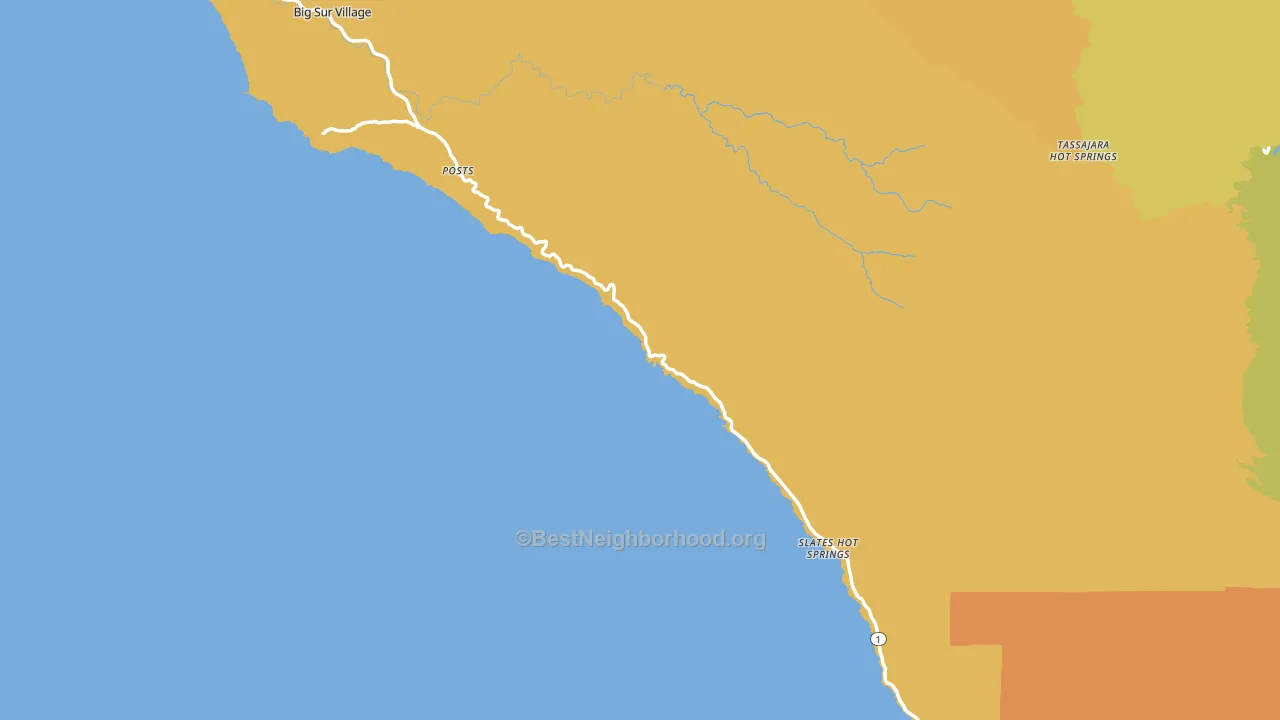 93920, CA block-group voter-turnout map