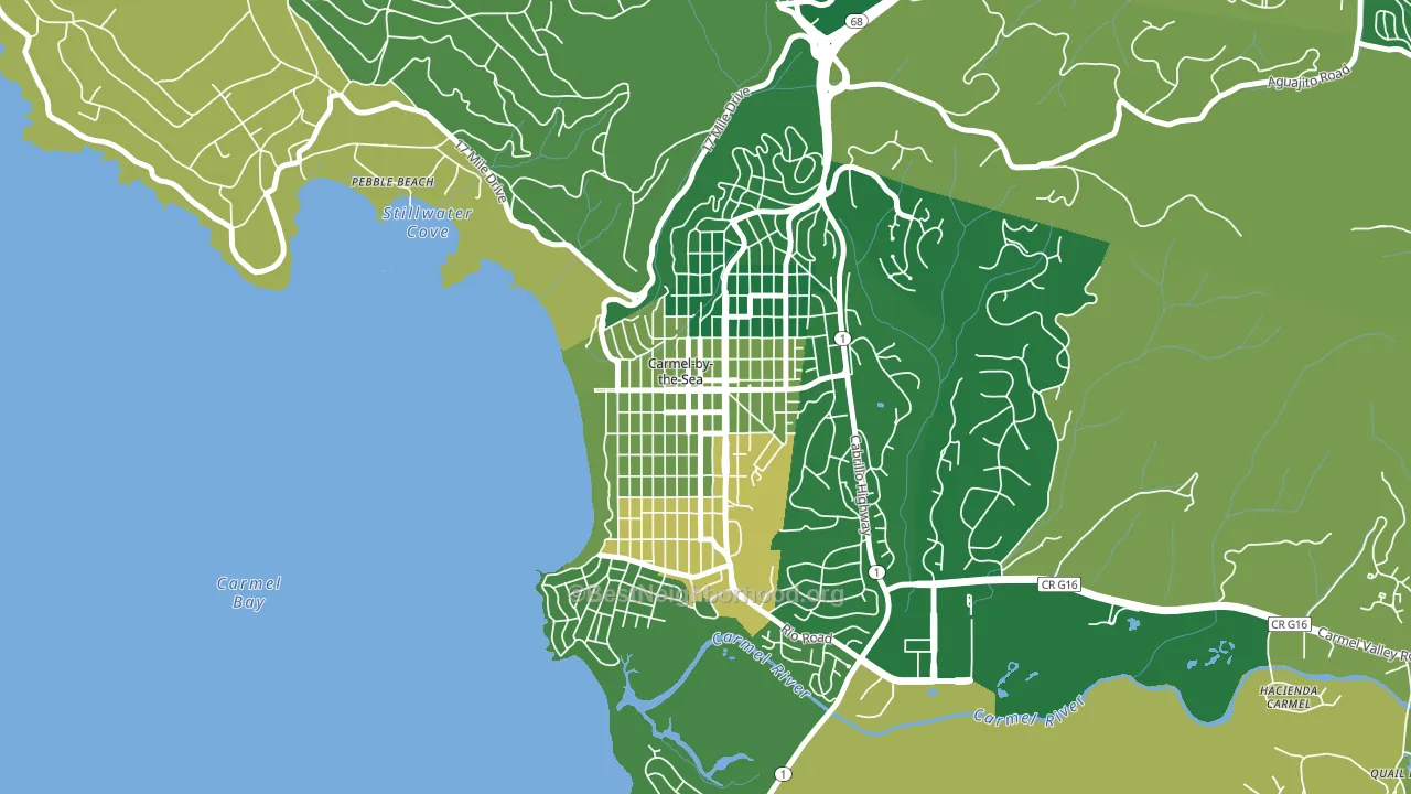 93921, CA block-group voter-turnout map