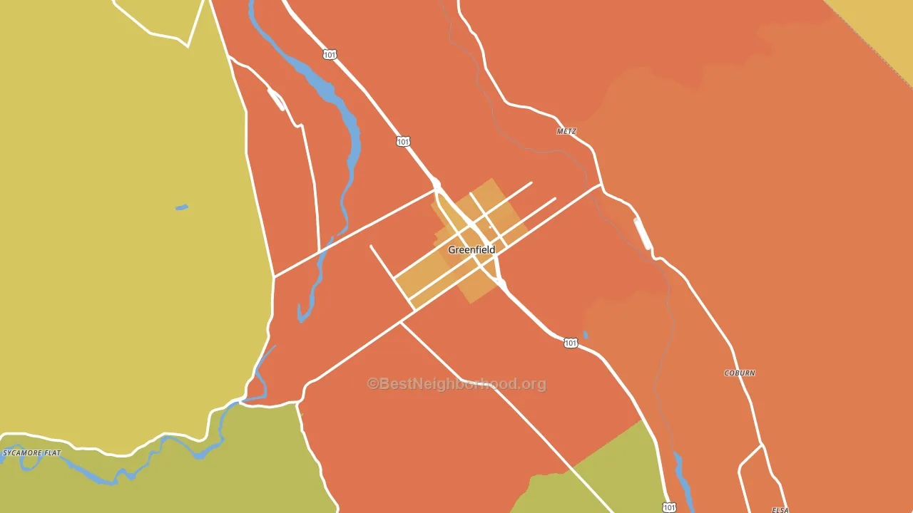 93927, CA block-group voter-turnout map