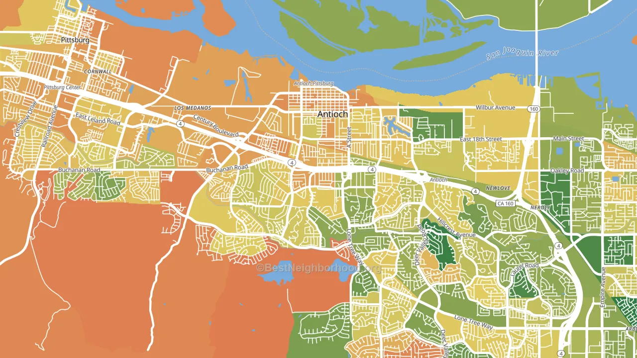 94509, CA block-group voter-turnout map
