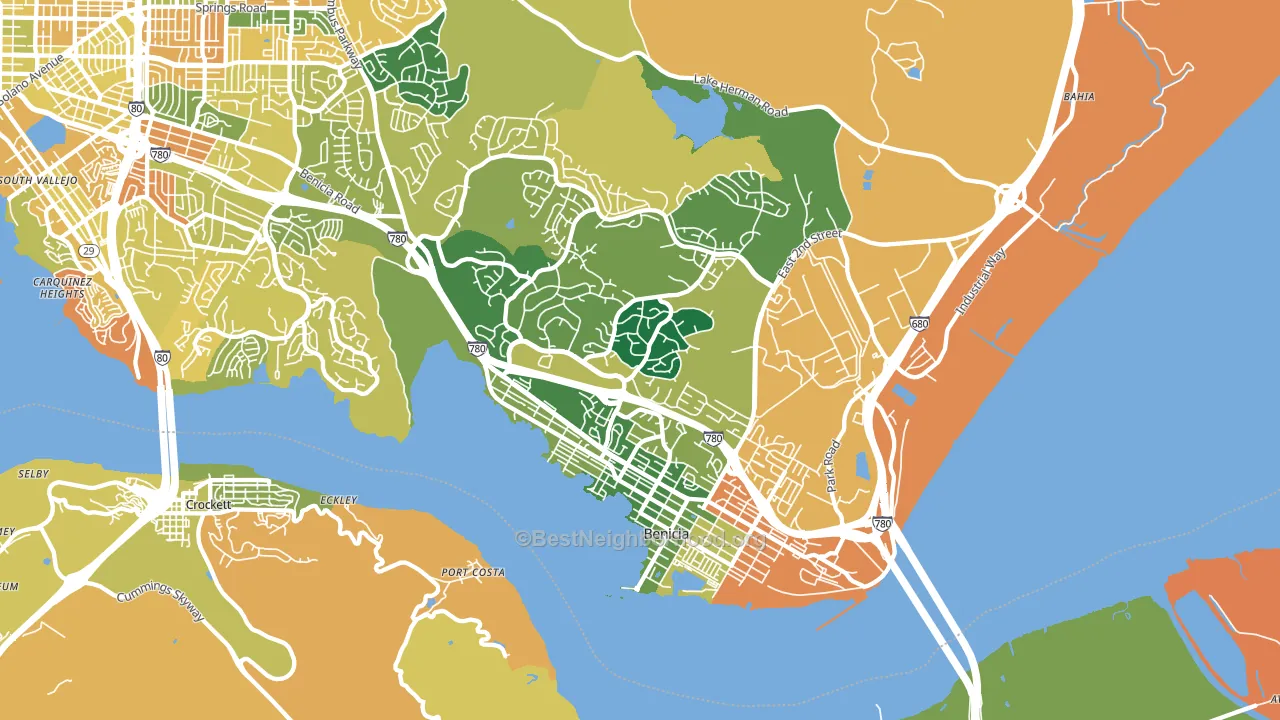 94510, CA block-group voter-turnout map