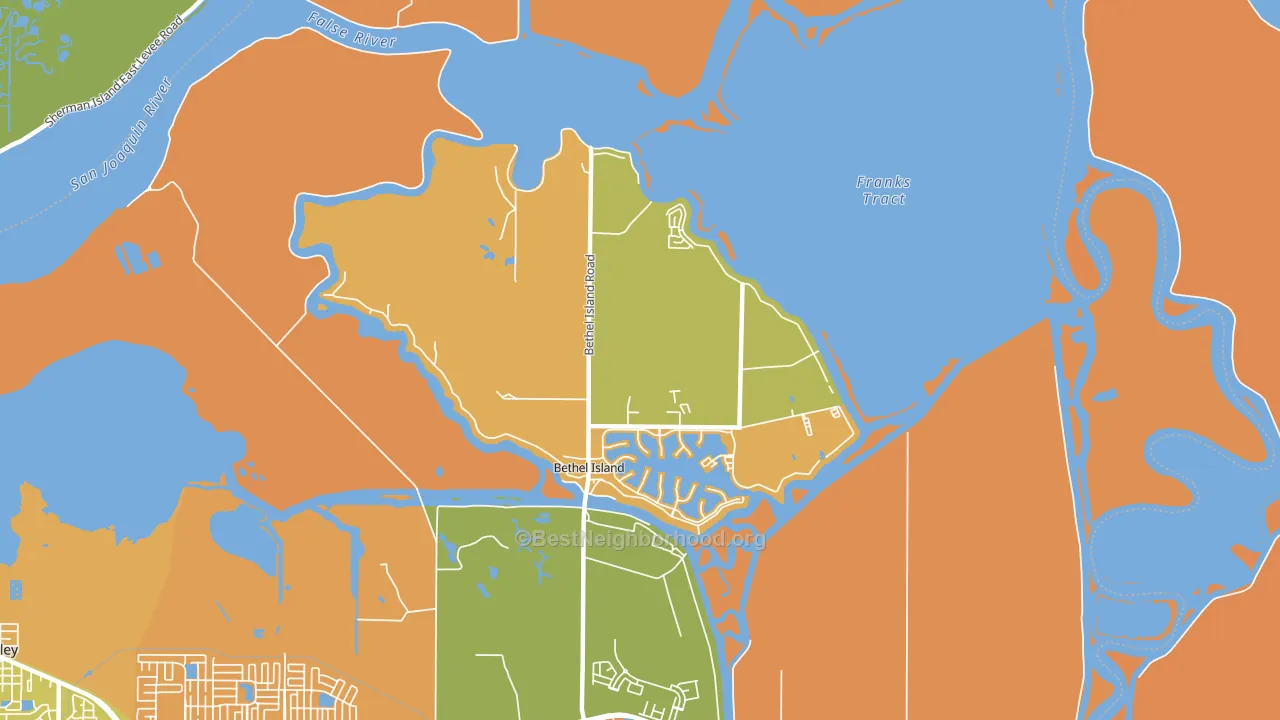 94511, CA block-group voter-turnout map