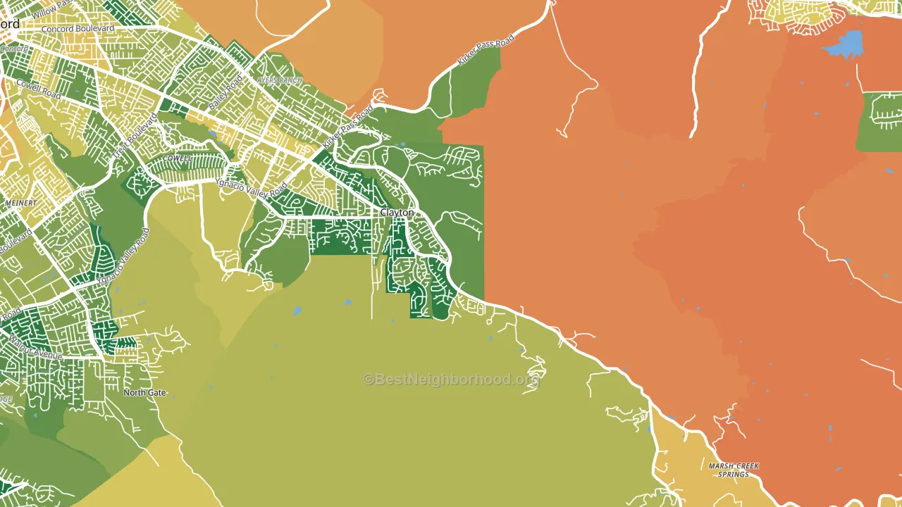 94517, CA block-group voter-turnout map