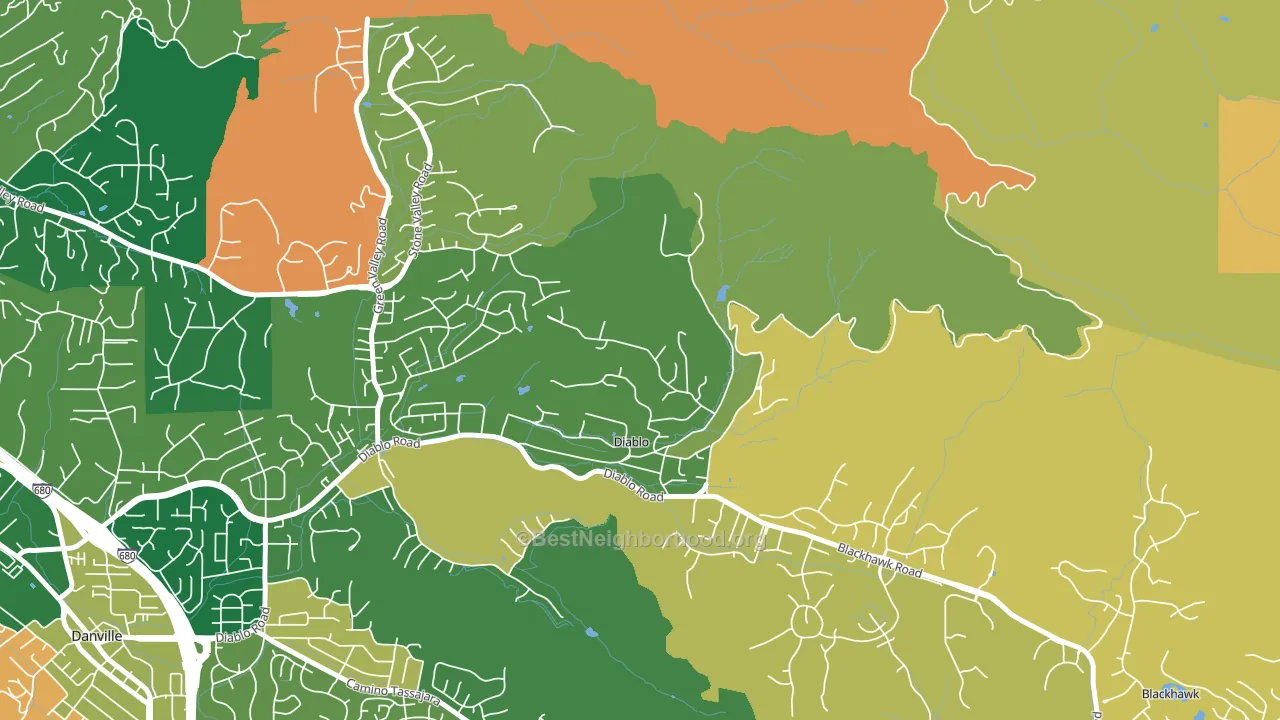 94528, CA block-group voter-turnout map