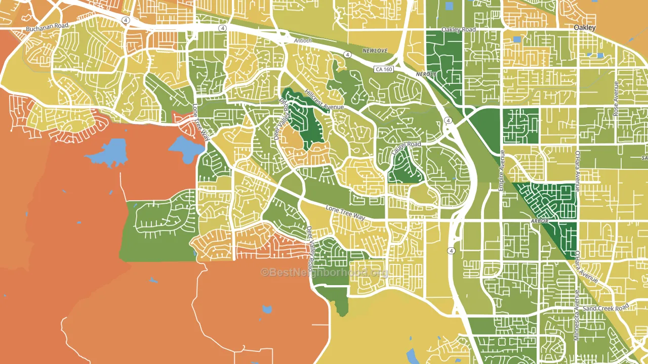 94531, CA block-group voter-turnout map
