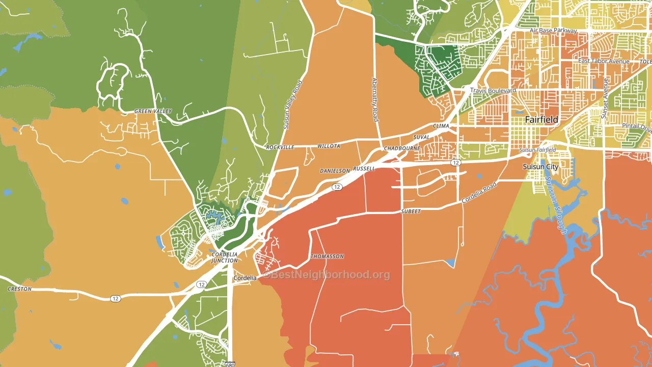 94534, CA block-group voter-turnout map