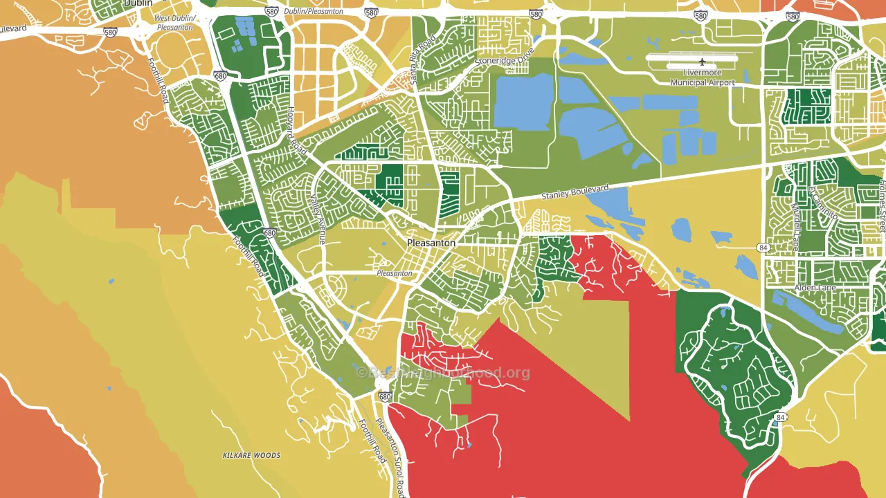 94566, CA block-group voter-turnout map
