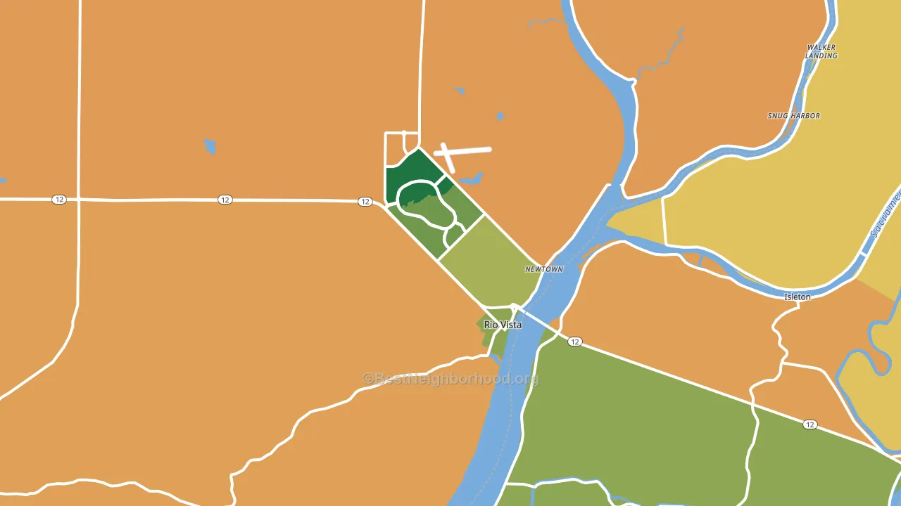 94571, CA block-group voter-turnout map