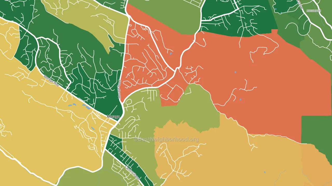 94575, CA block-group voter-turnout map