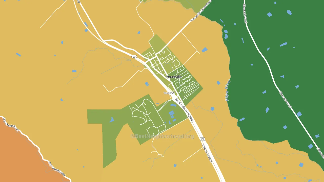 94599, CA block-group voter-turnout map