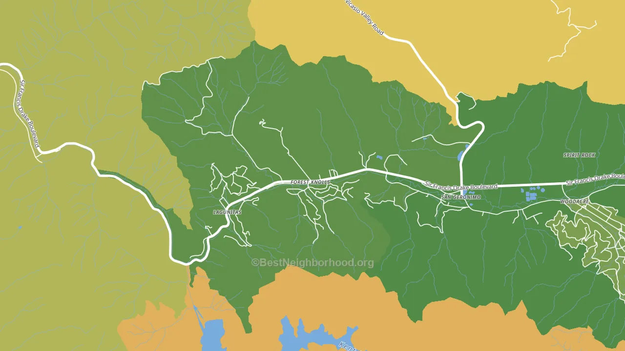 94933, CA block-group voter-turnout map