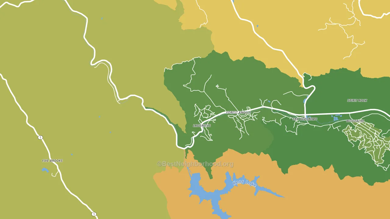 94938, CA block-group voter-turnout map