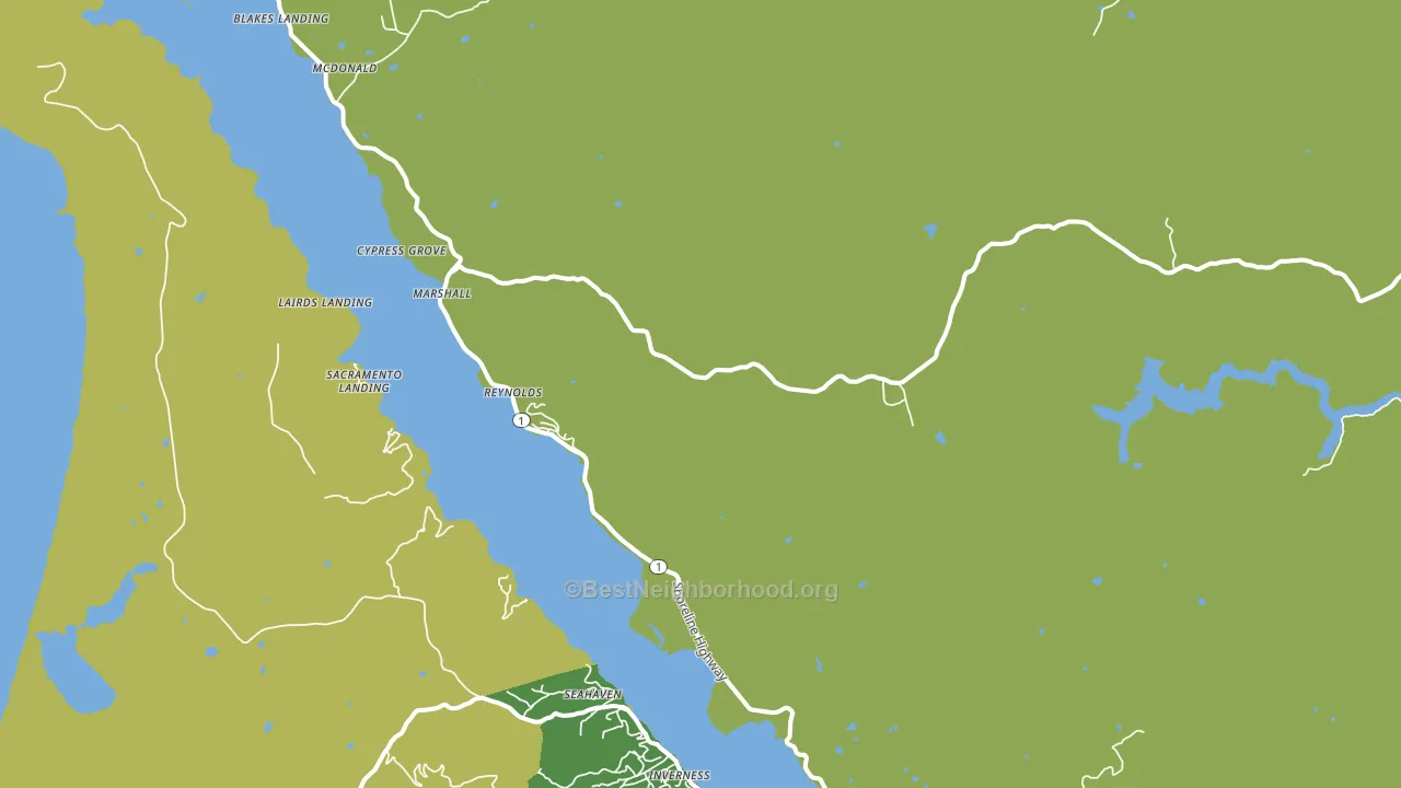 94940, CA block-group voter-turnout map