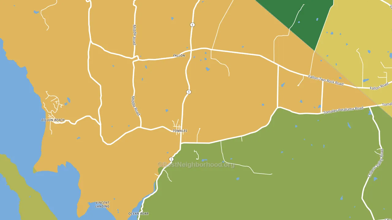 94971, CA block-group voter-turnout map