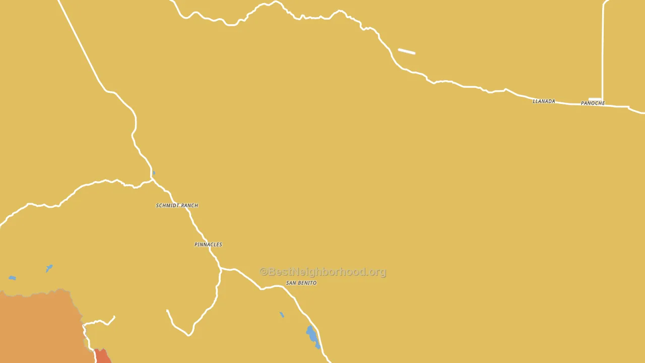 95043, CA block-group voter-turnout map
