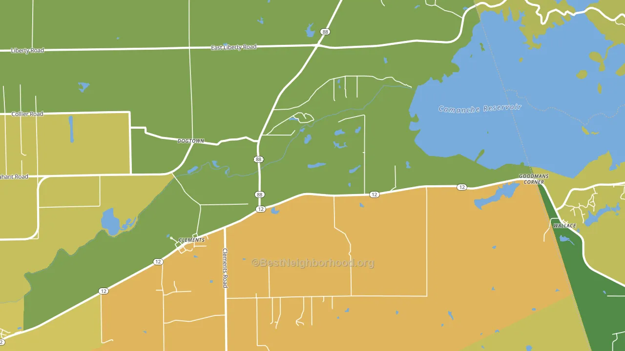95227, CA block-group voter-turnout map