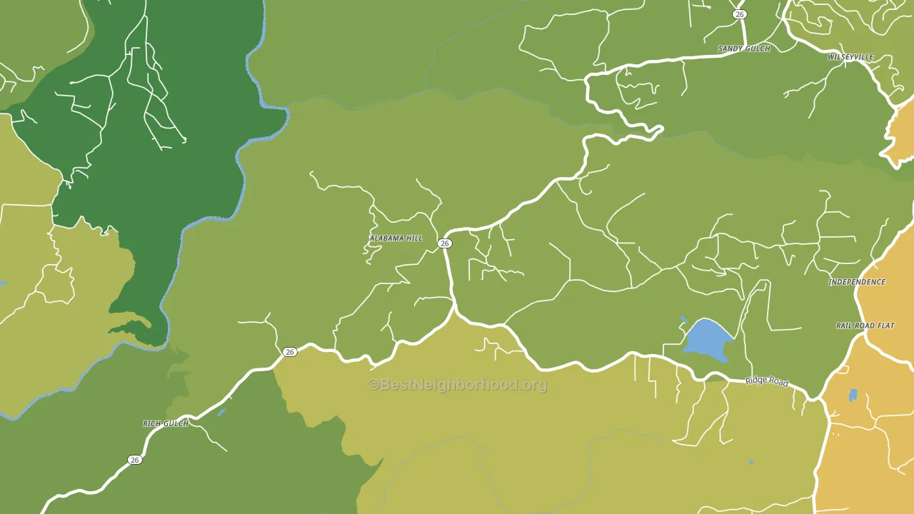 95232, CA block-group voter-turnout map