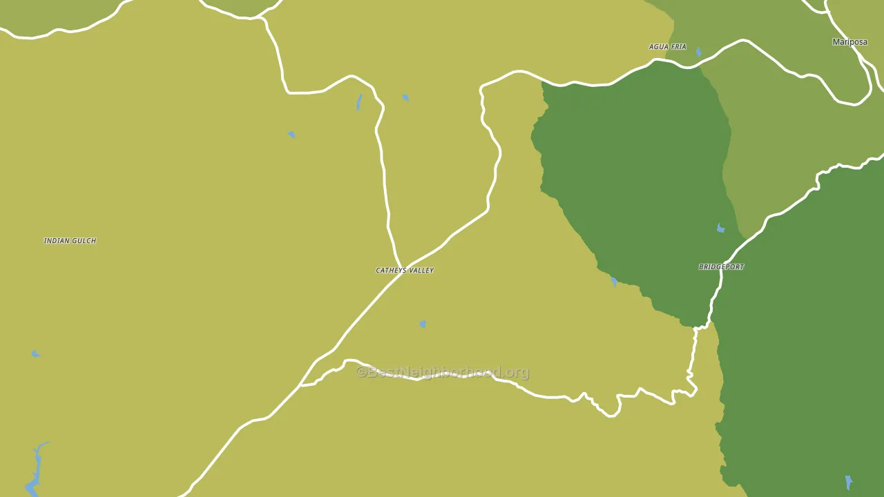 95306, CA block-group voter-turnout map