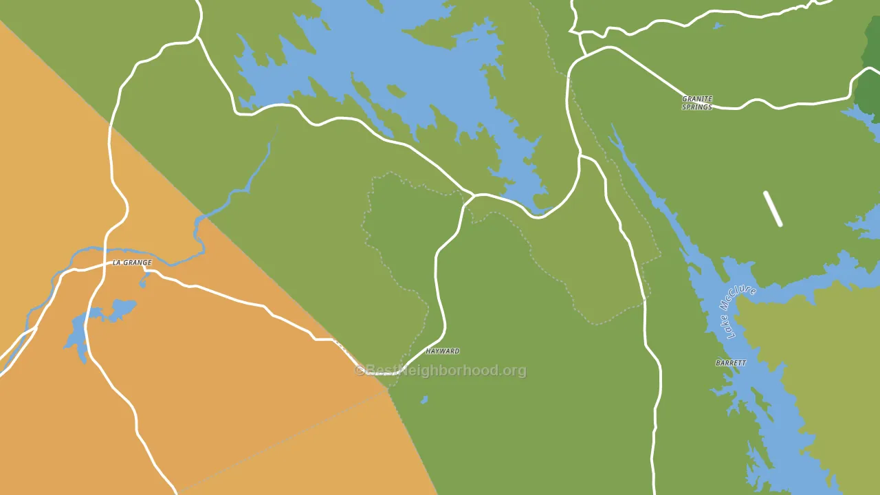 95329, CA block-group voter-turnout map