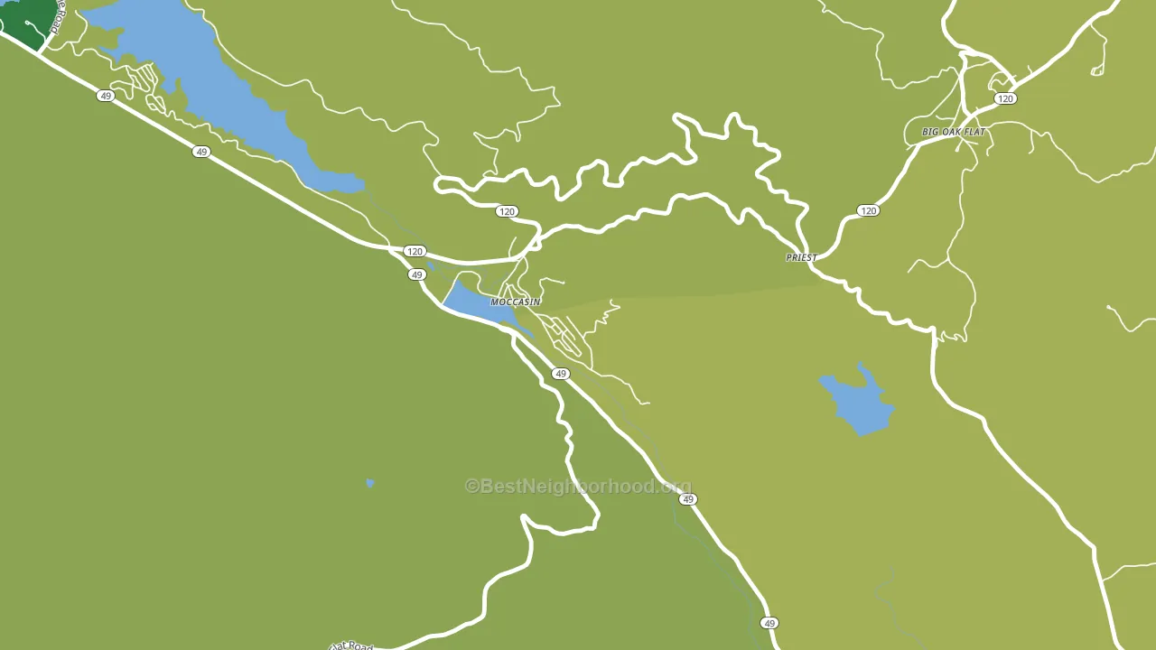 95347, CA block-group voter-turnout map