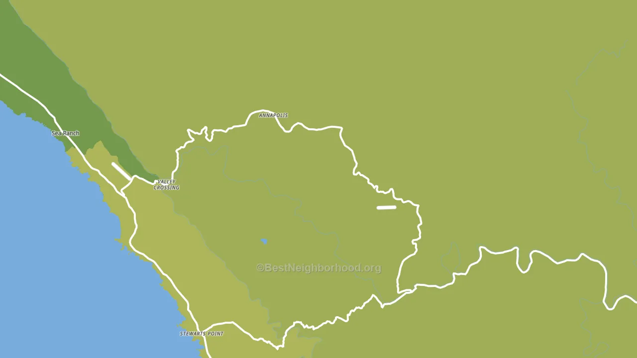 95412, CA block-group voter-turnout map