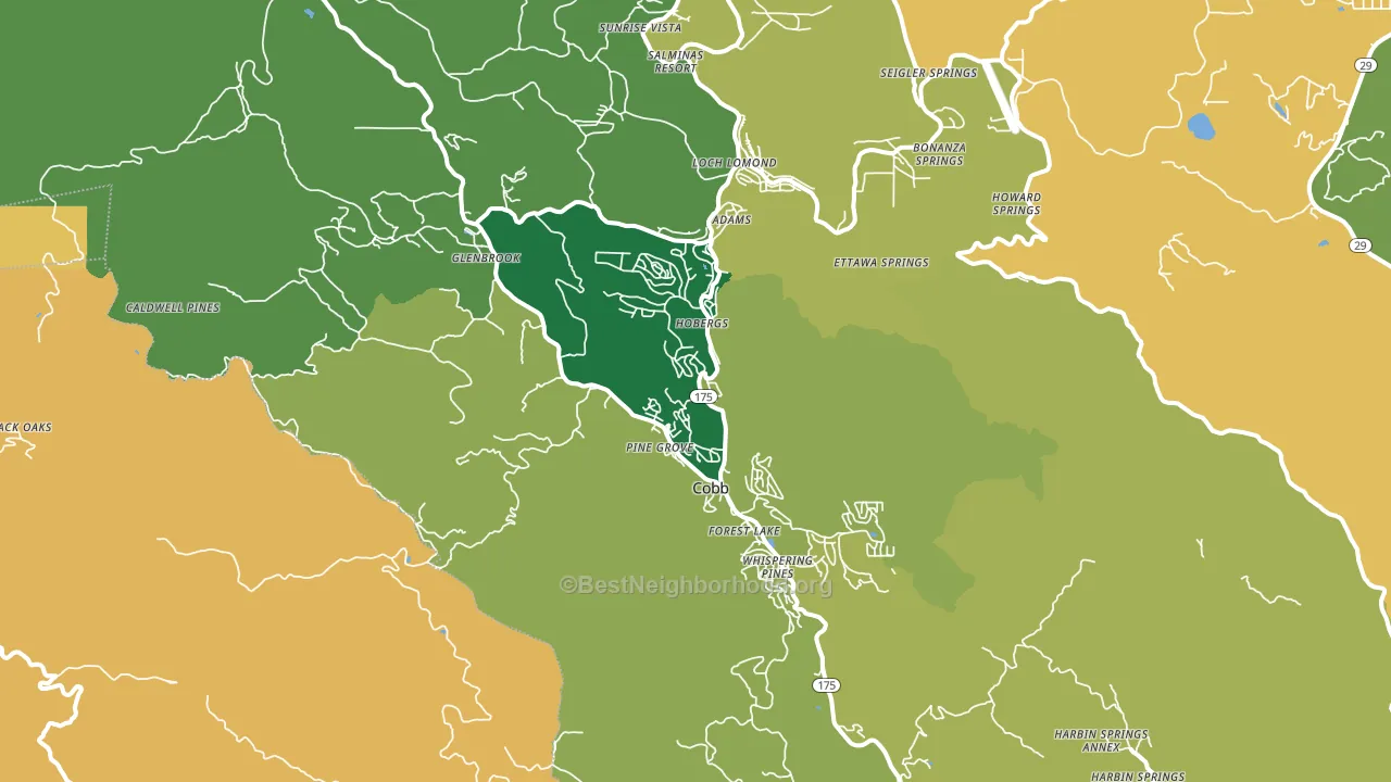 95426, CA block-group voter-turnout map