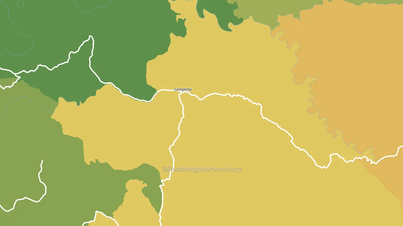 95427, CA block-group voter-turnout map