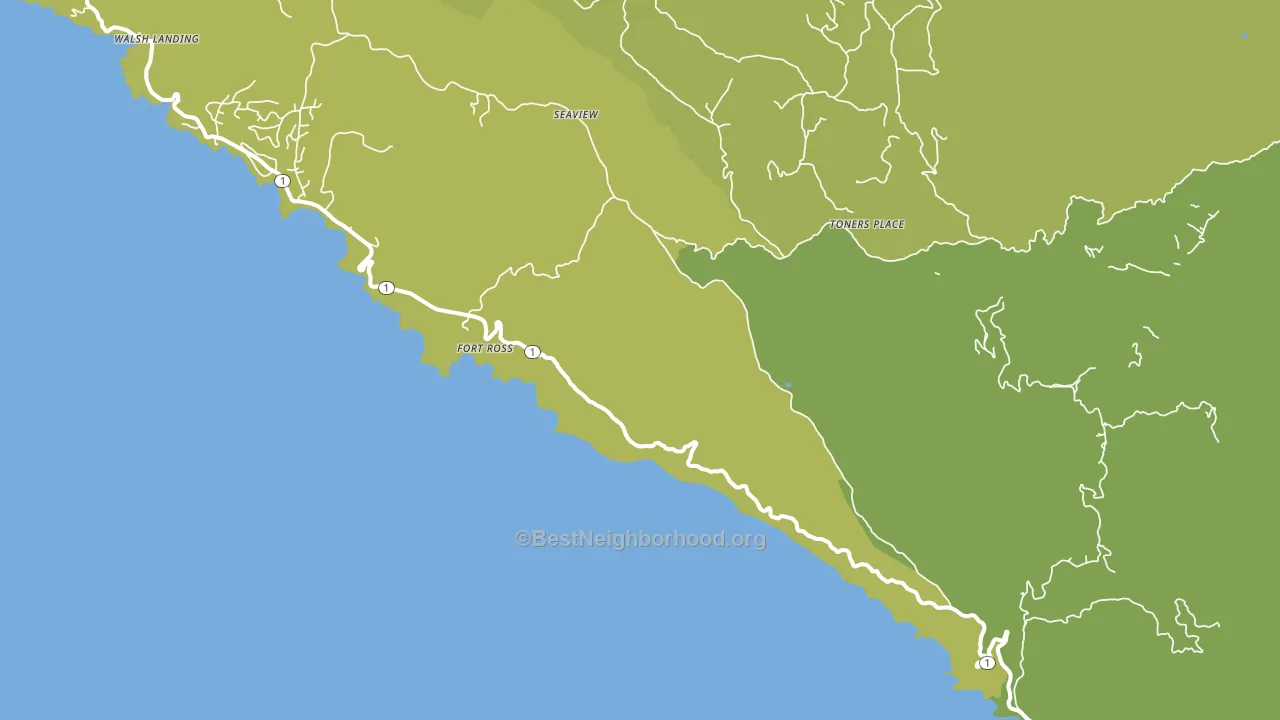 95450, CA block-group voter-turnout map