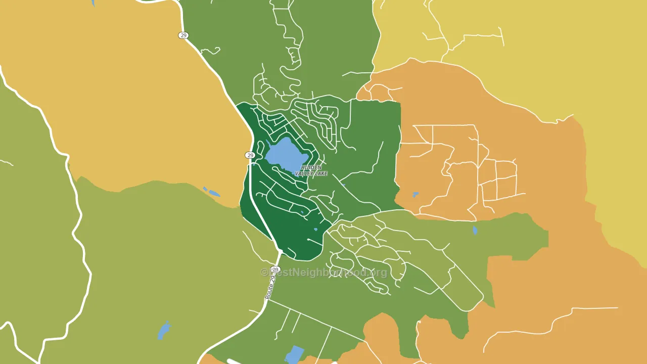 95467, CA block-group voter-turnout map