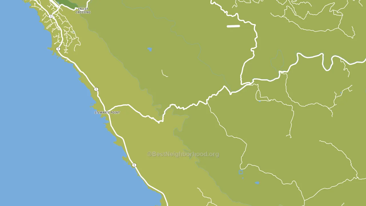 95480, CA block-group voter-turnout map