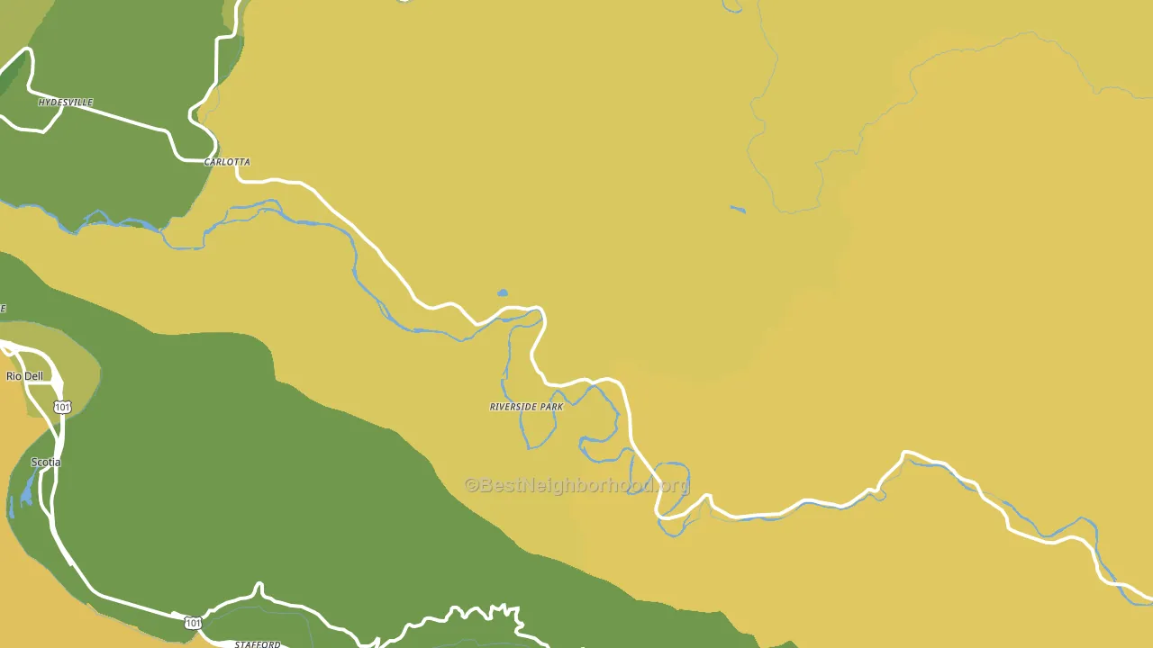 95528, CA block-group voter-turnout map