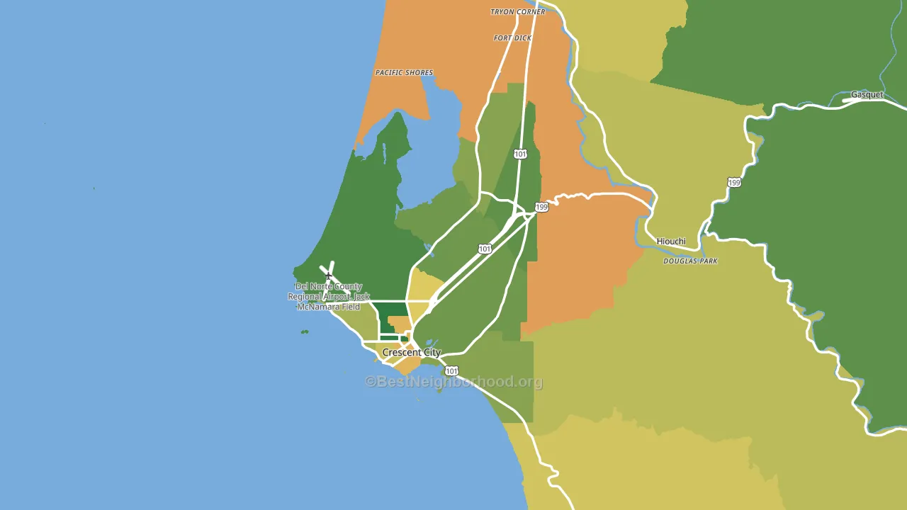 95531, CA block-group voter-turnout map