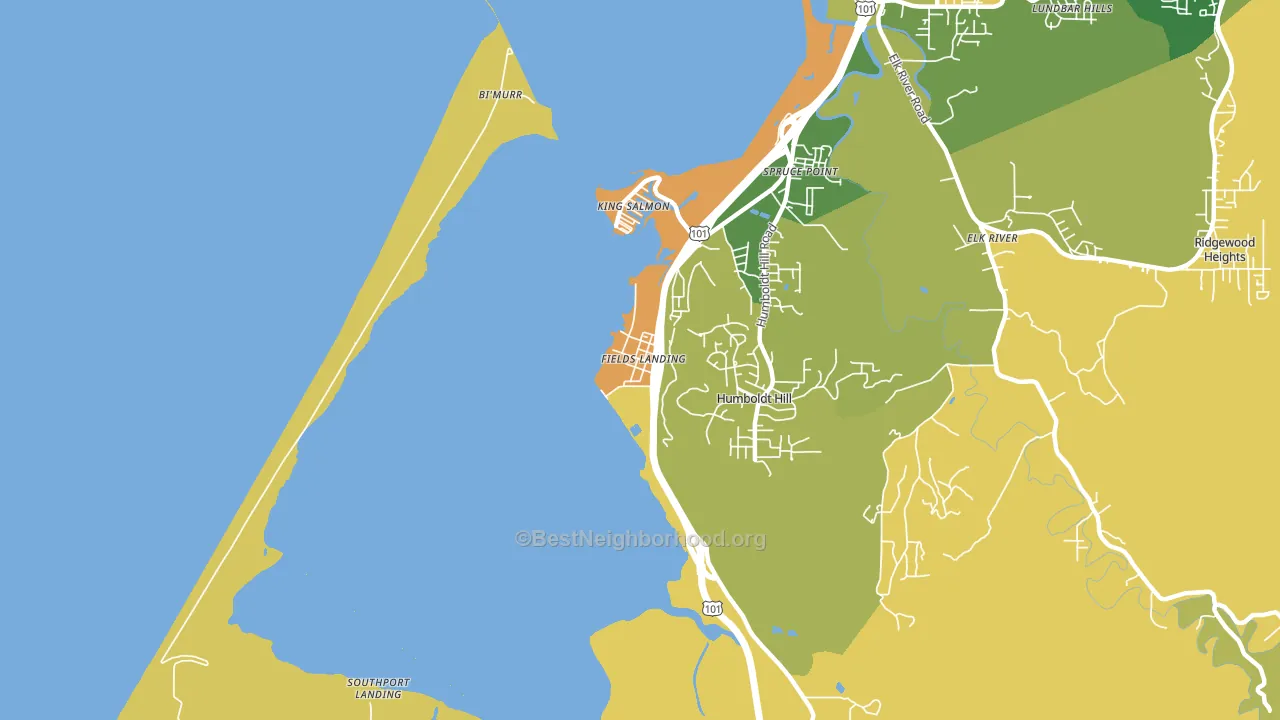 95537, CA block-group voter-turnout map