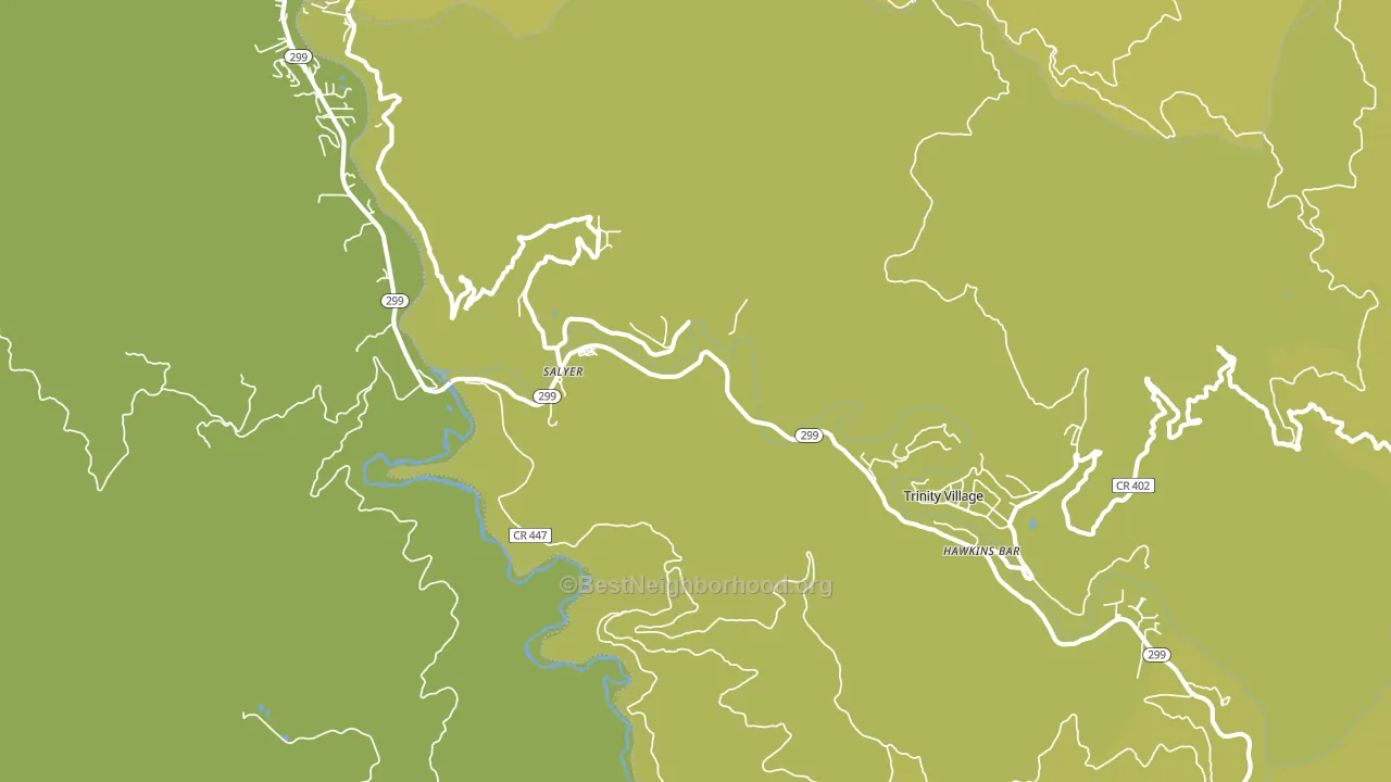 95563, CA block-group voter-turnout map