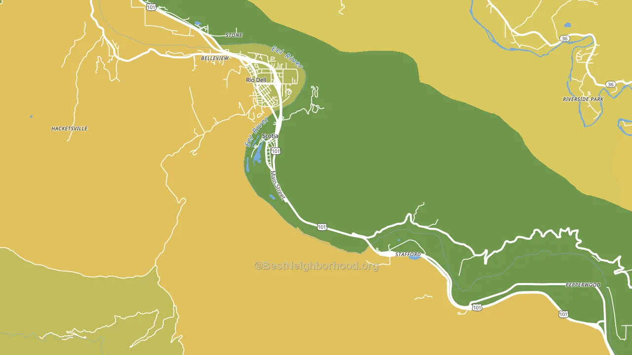 95565, CA block-group voter-turnout map