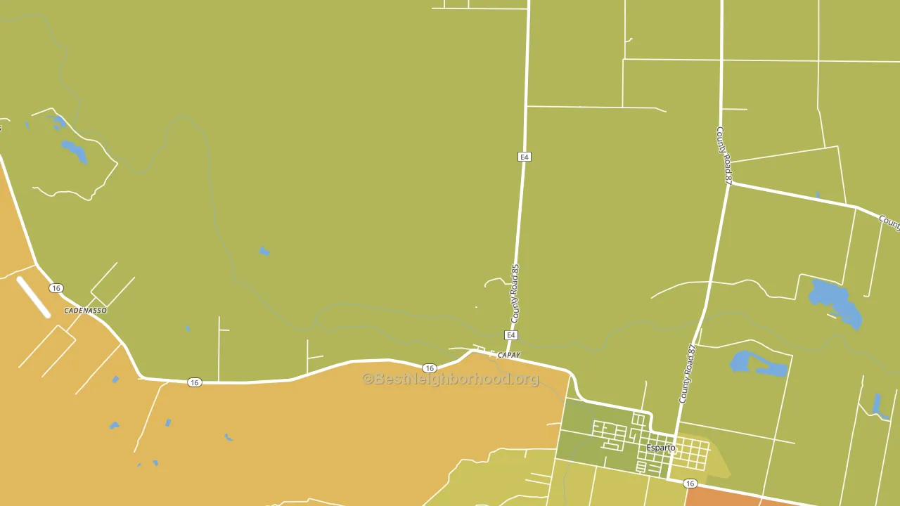 95607, CA block-group voter-turnout map