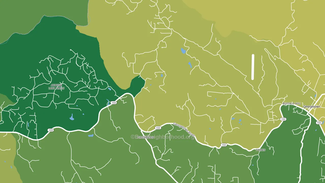 95635, CA block-group voter-turnout map