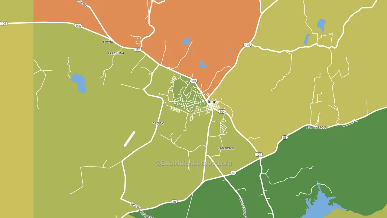 95640, CA block-group voter-turnout map