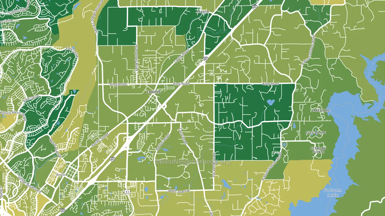 95650, CA block-group voter-turnout map