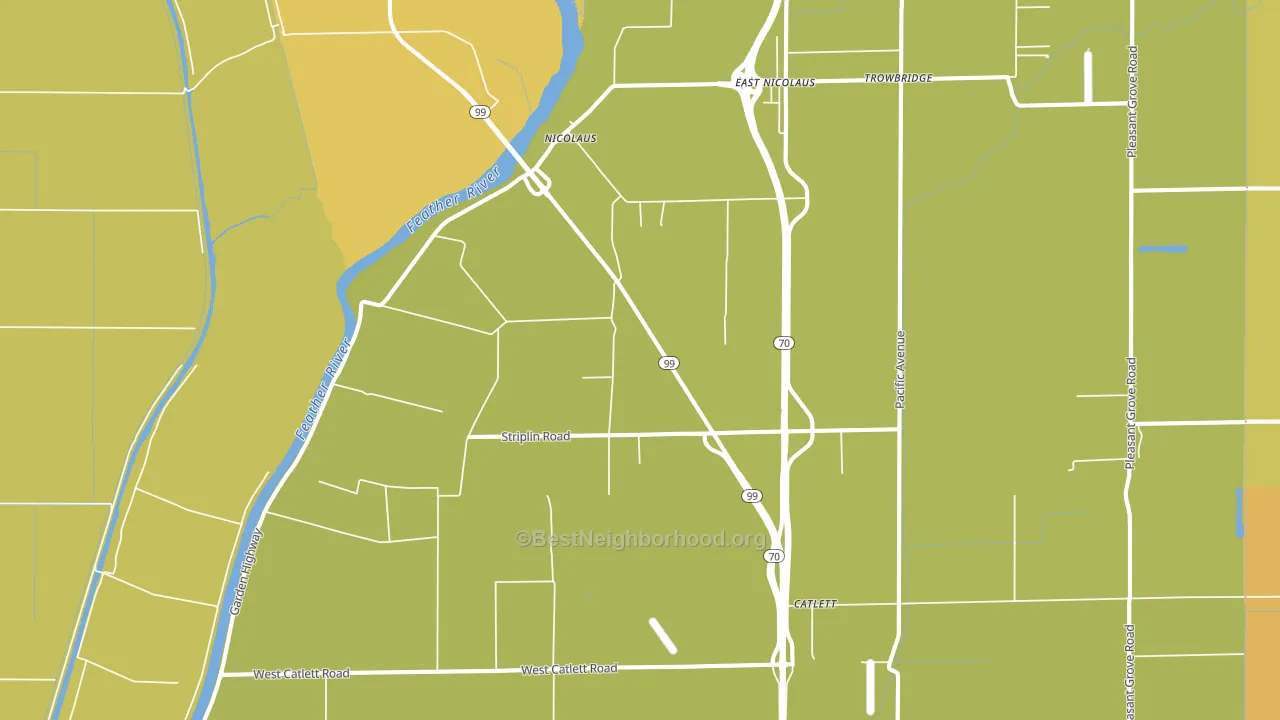 95659, CA block-group voter-turnout map