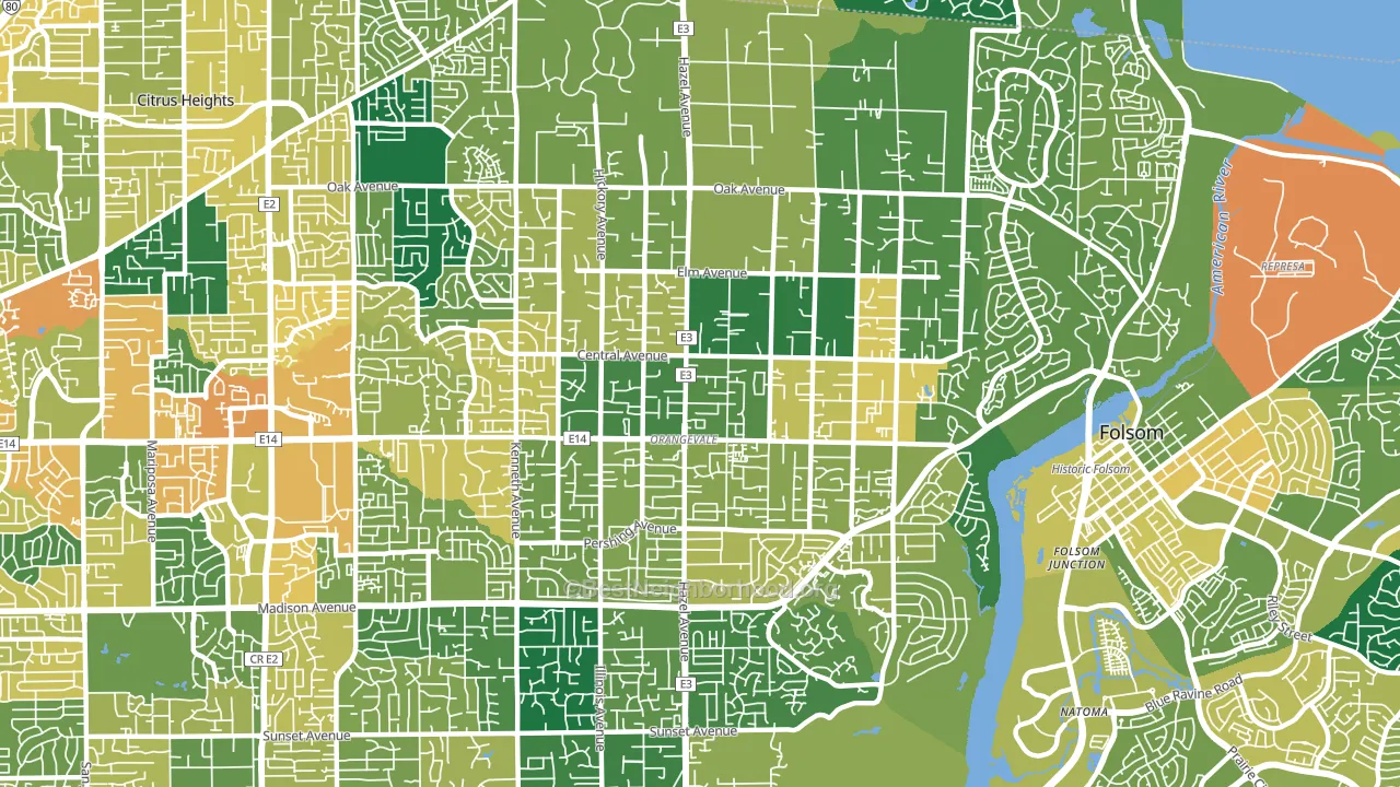 95662, CA block-group voter-turnout map
